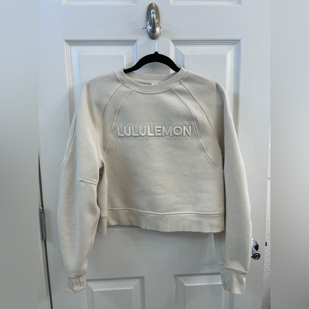 WORN ONCE LULULEMON SCUBA OVERSIZED SWEATSHIRT XS/S